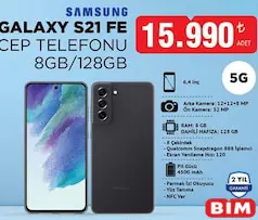 SAMSUNG GALAXY S21 FE 128 GB CEP TELEFONU